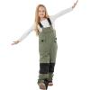 GSOU SNOW Kids Snow Bibs Boys Girls Ski Bib Snowboard Pants Insulated Waterproof Winter Overalls(3-16Years)(Army Green)