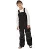 GSOU SNOW Kids Snow Bibs Boys Girls Ski Bib Snowboard Pants Insulated Waterproof Winter Overalls(3-16Years)(Black)