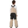 GSOU SNOW Kids Snow Bibs Boys Girls Ski Bib Snowboard Pants Insulated Waterproof Winter Overalls(3-16Years)(Caramel)