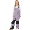 GSOU SNOW Kids Snow Bibs Boys Girls Ski Bib Snowboard Pants Insulated Waterproof Winter Overalls(3-16Years)(Lavender)