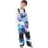 GSOU SNOW Kids Snow Bibs Boys Girls Ski Bib Snowboard Pants Insulated Waterproof Winter Overalls(3-16Years)(Purple Tie-dye)