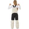 GSOU SNOW Kids Snow Bibs Girls Boys Snow Pants Ski Bib Overall Waterproof Windproof Warm for Winter (3-16Years)(Beige)