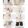 GSOU SNOW Kids Snow Bibs Girls Boys Snow Pants Ski Bib Overall Waterproof Windproof Warm for Winter (3-16Years)(Beige)
