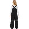 GSOU SNOW Kids Snow Bibs Girls Boys Snow Pants Ski Bib Overall Waterproof Windproof Warm for Winter (3-16Years)(Black)