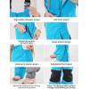 GSOU SNOW Kids Snow Bibs Girls Boys Snow Pants Ski Bib Overall Waterproof Windproof Warm for Winter (3-16Years)(Blue)