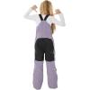 GSOU SNOW Kids Snow Bibs Girls Boys Snow Pants Ski Bib Overall Waterproof Windproof Warm for Winter (3-16Years)(Purple)
