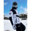 GSOU SNOW Men Ski Jacket Snowboard Snow Coat Warm Winter Waterproof Mountain Hooded(Dark Black)