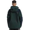 GSOU SNOW Men Ski Jacket Snowboard Snow Coat Warm Winter Waterproof Mountain Hooded(Dark Green)