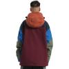 GSOU SNOW Men Ski Jacket Snowboard Snow Coat Warm Winter Waterproof Mountain Hooded(Red Green)