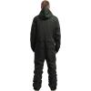 GSOU SNOW Men Ski Suit One Piece Snowsuit Snowboard Jumpsuit Jacket Pant Set Insulated Windproof Outwear Winter(Army Green)