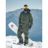 GSOU SNOW Men Ski Suit One Piece Snowsuit Snowboard Jumpsuit Jacket Pant Set Insulated Windproof Outwear Winter(Beige)