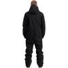 GSOU SNOW Men Ski Suit One Piece Snowsuit Snowboard Jumpsuit Jacket Pant Set Insulated Windproof Outwear Winter(Black)