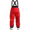 GSOU SNOW Men Snow Bibs Women Baggy Ski Pants Snowboard Overall Insulated Waterproof Windproof Warm Winter(Red)