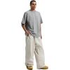 GSOU SNOW Men Women Snow Pants Baggy Snowboard Pant Ski Loose Waterproof Windproof Warm for Winter(Beige)