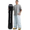 GSOU SNOW Men Women Snow Pants Baggy Snowboard Pant Ski Loose Waterproof Windproof Warm for Winter(Blue)