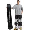 GSOU SNOW Men Women Snow Pants Baggy Snowboard Pant Ski Loose Waterproof Windproof Warm for Winter(Cow)