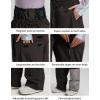 GSOU SNOW Men Women Snow Pants Baggy Snowboard Pant Ski Loose Waterproof Windproof Warm for Winter(Dark Coffee)