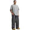 GSOU SNOW Men Women Snow Pants Baggy Snowboard Pant Ski Loose Waterproof Windproof Warm for Winter(Dark Grey)