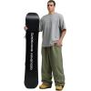 GSOU SNOW Men Women Snow Pants Baggy Snowboard Pant Ski Loose Waterproof Windproof Warm for Winter(Green)