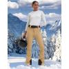 GSOU SNOW Ski Pants Women Snowboard Snow Pants Slim Insulated Warm Waterproof Windproof Winter Outdoor(Khaki)