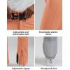 GSOU SNOW Ski Pants Women Snowboard Snow Pants Slim Insulated Warm Waterproof Windproof Winter Outdoor(Light Orange)