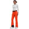 GSOU SNOW Ski Pants Women Snowboard Snow Pants Slim Insulated Warm Waterproof Windproof Winter Outdoor(Orange)
