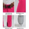 GSOU SNOW Ski Pants Women Snowboard Snow Pants Slim Insulated Warm Waterproof Windproof Winter Outdoor(Rose Red)