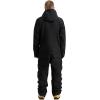 GSOU SNOW Ski Suits Women Men One Piece Snow Suits Waterproof Windproof Men Snowsuit Insulated Ski Jumpsuit for Snow Sports(Black)