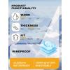 GSOU SNOW Ski Suits Women Men One Piece Snow Suits Waterproof Windproof Men Snowsuit Insulated Ski Jumpsuit for Snow Sports(Blue White)