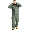 GSOU SNOW Ski Suits Women Men One Piece Snow Suits Waterproof Windproof Men Snowsuit Insulated Ski Jumpsuit for Snow Sports(Light Green)