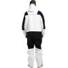 GSOU SNOW Ski Suits Women Men One Piece Snow Suits Waterproof Windproof Men Snowsuit Insulated Ski Jumpsuit for Snow Sports(White 1)