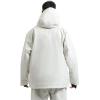 GSOU SNOW Snowboard Jacket Womens Ski Jacket Mens Snow Coat Baggy Waterproof Insulated Winter Hooded Mountain Coats(Beige)