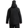 GSOU SNOW Snowboard Jacket Womens Ski Jacket Mens Snow Coat Baggy Waterproof Insulated Winter Hooded Mountain Coats(Black)