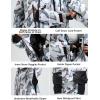 GSOU SNOW Snowboard Jacket Womens Ski Jacket Mens Snow Coat Baggy Waterproof Insulated Winter Hooded Mountain Coats(Camouflage)