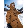 GSOU SNOW Snowboard Jacket Womens Ski Jacket Mens Snow Coat Baggy Waterproof Insulated Winter Hooded Mountain Coats(Coffee)