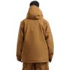 GSOU SNOW Snowboard Jacket Womens Ski Jacket Mens Snow Coat Baggy Waterproof Insulated Winter Hooded Mountain Coats(Coffee)