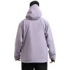 GSOU SNOW Snowboard Jacket Womens Ski Jacket Mens Snow Coat Baggy Waterproof Insulated Winter Hooded Mountain Coats(Lavender)