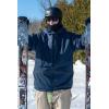 GSOU SNOW Snowboard Jacket Womens Ski Jacket Mens Snow Coat Baggy Waterproof Insulated Winter Hooded Mountain Coats(Navy)
