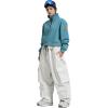 GSOU SNOW Women Men Ski Pants Snowboard Pants Super Baggy Snowboarding Loose Snow Sport Insulation Waterproof Windproof(Beige-2)