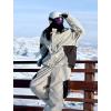 GSOU SNOW Women Men Ski Pants Snowboard Pants Super Baggy Snowboarding Loose Snow Sport Insulation Waterproof Windproof(Black Green)