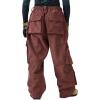 GSOU SNOW Women Men Ski Pants Snowboard Pants Super Baggy Snowboarding Loose Snow Sport Insulation Waterproof Windproof(Burgundy4)