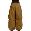 GSOU SNOW Women Men Ski Pants Snowboard Pants Super Baggy Snowboarding Loose Snow Sport Insulation Waterproof Windproof(Dark Coffee)