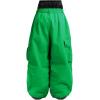 GSOU SNOW Women Men Ski Pants Snowboard Pants Super Baggy Snowboarding Loose Snow Sport Insulation Waterproof Windproof(Green)
