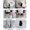 GSOU SNOW Women Ski Suit One Piece Snowsuit Snowboard Faux Fur Collar Slim Jumpsuit Jacket Insulated Windproof Outdoor Winter(Beige White)