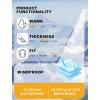 GSOU SNOW Women Ski Suit One Piece Snowsuit Snowboard Faux Fur Collar Slim Jumpsuit Jacket Insulated Windproof Outdoor Winter(White-2)