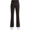 GSOU SNOW Womens Ski Pants Slim Fit Waterproof Insulated Snow Pants Flared Winter Outdoor Hiking Warm(Dark Coffee)