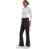 GSOU SNOW Womens Ski Pants Slim Fit Waterproof Insulated Snow Pants Flared Winter Outdoor Hiking Warm(Dark Coffee)