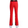 GSOU SNOW Womens Ski Pants Slim Fit Waterproof Insulated Snow Pants Flared Winter Outdoor Hiking Warm(Red)