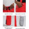GSOU SNOW Womens Ski Pants Slim Fit Waterproof Insulated Snow Pants Flared Winter Outdoor Hiking Warm(Red)
