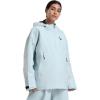 GSOU SNOW Women’s Snowboard Jacket Baggy Ski Jackets Waterproof Snow Hooded Coat Windproof Mountain Winter Outdoor Sports(Blue-1)
